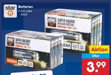 Super Energy Batterien AA Angebote von Star bei Netto Marken-Discount Erfurt für 3,99 €