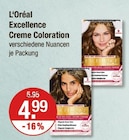 Excellence Creme Coloration von L'Oréal im aktuellen V-Markt Prospekt für 4,99 €