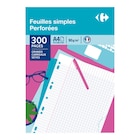 300 Feuilles Simples - CARREFOUR en promo chez Carrefour 300 Feuilles Simples - CARREFOUR dans le catalogue Carrefour