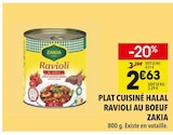 Supeco Valenciennes - Promo Plat cuisiné halal ravioli au boeuf Promo Plat cuisiné halal ravioli au boeuf à 2,63 € dans le catalogue Supeco à Valenciennes