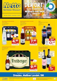 Netto Marken-Discount Prospekt für Wilsdruff mit 6 Seiten Netto Marken-Discount Prospekt für Wilsdruff: "DER ORT, AN DEM DU IMMER AUSGEZEICHNETE PREISE FINDEST.", 6 Seiten, 22.09.2025 - 27.09.2025