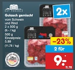 Gulasch gemischt Angebote von Gut Ponholz bei Netto Marken-Discount Rostock für 9,00 €