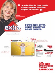 Catalogue Extra du moment, 09/05/2022 - 18/06/2022 Prospectus Extra en cours, "Extra", 8 pages