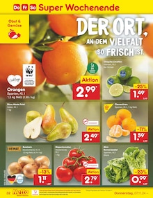 Bananen im Netto Marken-Discount Prospekt "Aktuelle Angebote" mit 54 Seiten (Regensburg)