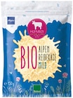BIO Alpen Reibekäse Mild im REWE Prospekt BIO Alpen Reibekäse Mild von Hof-Milch im aktuellen REWE Prospekt für 1,79 €