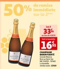 CHAMPAGNE - BARON FUENTÉ en promo chez Auchan Supermarché Aubergenville à 33,90 €