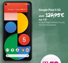 Telekom Shop Neumarkt - Google Pixel 5 5G Google Pixel 5 5G Angebot bei Telekom Shop Neumarkt im Prospekt ES GEHT WIEDER LOS