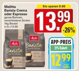 Barista Crema oder Espresso Angebote von Melitta bei WEZ Löhne für 12,99 €
