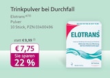 Elotrans Angebot im mea - meine apotheke Prospekt Elotrans im mea - meine apotheke Prospekt zum Preis von 7,75 €