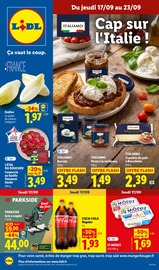 Promos Alimentation dans le catalogue "Cap sur l'Italie !" de Lidl Alimentation en promo dans le catalogue Lidl à la page 1