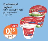 Stichfester Joghurt mild 0,1 % Fett von Frankenland im aktuellen V-Markt Prospekt für 0,35 €