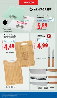 Promotion Balance De Cuisine dans le prospectus Lidl, valable du 17/07/2025 au 23/07/2025 Promo Balance De Cuisine dans le catalogue Lidl du moment à la page 37