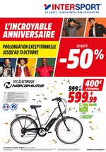 Catalogue Intersport à Ivry-sur-Seine, avec 4 pages Prospectus Intersport à Ivry-sur-Seine, "L'incroyable anniversaire", 4 pages, 28/09/2020 - 11/10/2020