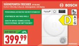 Aktuelle Wäschetrockner Angebote bei Marktkauf in Bochum Aktuelles Wärmepumpen-Trockner WTH83V04 Angebot bei Marktkauf in Bochum ab 399,99 €