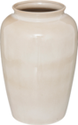 Vase céramique Sea View blanc H.30cm en promo chez Maxi Bazar Nanterre à 23,99 €