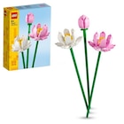 Aktuelles LEGO Creator 40647 Lotusblumen Set mit künstlichen Blumen, Kinderzimmer-Deko Angebot bei Thalia in Siegen (Universitätsstadt) ab 11,89 €