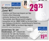 Heizkörperthermostat Comet WiFi im Hornbach Prospekt Heizkörperthermostat Comet WiFi von Eurotronic im aktuellen Hornbach Prospekt für 15,85 €
