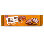 Toffee Trio Biscuits von NORA für 1,69 € bei Penny im Angebot Toffee Trio Biscuits von NORA im aktuellen Penny Prospekt