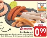 Aktuelles Rostbratwurst Angebot bei EDEKA in Mülheim (Ruhr) ab 0,99 €