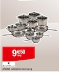 Articles culinaires inox au kg - BAUMALU en promo chez Cora Issy-les-Moulineaux à 9,50 €