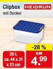Clipbox mit Deckel von Heidrun für 4,99 € bei Zimmermann im Angebot Clipbox mit Deckel von Heidrun im aktuellen Zimmermann Prospekt