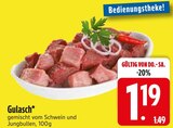 Gulasch Angebote bei EDEKA Passau für 1,19 €