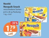 Nesquik Snack von Nestlé im aktuellen V-Markt Prospekt für 1,79 €