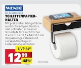 Aktuelles Toilettenpapierhalter Angebot bei E center in Mannheim ab 12,99 €