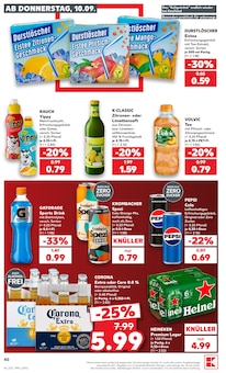 Krombacher im Kaufland Prospekt "Hier bin ich richtig" mit 75 Seiten (Aachen)