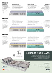 Matratze im Möbel Martin Prospekt in Hofheim Aktueller Möbel Martin Prospekt mit Matratze, "WOHNFÜHLEN NEU ENTDECKEN", Seite 29