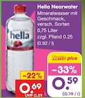 Nearwater im Angebot bei Netto Marken-Discount in Salzgitter Nearwater Angebote von Hella bei Netto Marken-Discount Salzgitter für 0,59 €