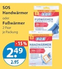 Handwärmer Angebote von SOS bei V-Markt Kaufbeuren für 2,49 €