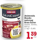 Gran Carno von Animonda für 1,39 € bei EDEKA im Angebot Gran Carno von Animonda im aktuellen EDEKA Prospekt