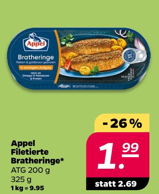 Filetierte Bratheringe