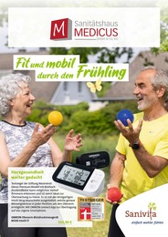 Sanitätshaus Medicus GmbH & Co. KG Prospekt: "Fit und mobil durch den Frühling", 6 Seiten, 13.03.2024 - 31.05.2024