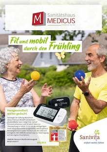 Sanitätshaus Medicus GmbH & Co. KG Prospekt Fit und mobil durch den Frühling mit  Seiten