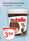 Nutella Ice Creme Angebote von Ferrero bei GLOBUS Braunschweig für 3,99 €