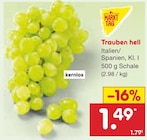 Netto Marken-Discount Fürstenzell - Trauben hell Angebot im Prospekt Trauben hell bei Netto Marken-Discount im Fürstenzell Prospekt für 1,49 €