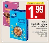 WEZ Minden - Müsli, Cerealien oder Haferfleks Angebot im Prospekt Müsli, Cerealien oder Haferfleks bei WEZ im Minden Prospekt für 1,99 €