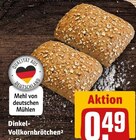 Dinkel-Vollkornbrötchen Angebote bei REWE Wetzlar für 0,49 €