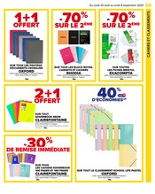 Promo Clairefontaine dans le catalogue Carrefour du moment à la page 57
