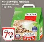 Original Katzenstreu im Angebot bei GLOBUS in Homburg Original Katzenstreu Angebote von Cat's Best bei GLOBUS Homburg für 7,99 €