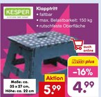 Klapptritt im Angebot bei Netto Marken-Discount in Erkelenz Klapptritt Angebote von Kesper bei Netto Marken-Discount Erkelenz für 4,99 €