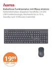 Kabellose Funktastatur mit Maus WKM200 von Hama im aktuellen V-Markt Prospekt für 19,99 €