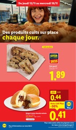 Prix et réduction Pain dans le prospectus Lidl en cours Offre Pain dans le catalogue Lidl du moment à la page 10