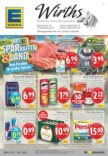 Red Bull im aktuellen EDEKA Prospekt (Gummersbach) Red Bull im EDEKA Prospekt "Aktuelle Angebote" mit 24 Seiten (Gummersbach)