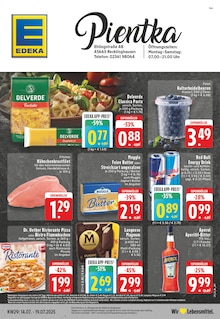 EDEKA Prospekt der Woche "Aktuelle Angebote" Seite 1, 14.07.2025 bis 19.07.2025 für Recklinghausen Aktueller EDEKA Prospekt "Aktuelle Angebote" Seite 1 von 24 Seiten für Recklinghausen