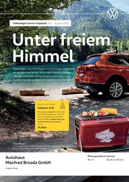 Volkswagen Prospekt für Angermünde: Endlich wieder Sommer, 1 Seite, 01.06.2022 - 31.08.2022