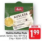 Kaffee Pads im Angebot bei EDEKA in Aalen Kaffee Pads Angebote von Melitta bei EDEKA Aalen für 1,99 €