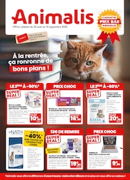 Prospectus Jardineries & Animaleries de Animalis à Saint-Julien-en-Genevois: "À la rentrée, ça ronronne de bons plans !", 12 pages, 25/08/2025 - 14/09/2025